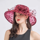 Chapeau de cérémonie femme - Rouge - M (56 - 58cm) | La boutique du chapeau