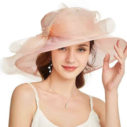 Chapeau de cérémonie femme - Rose - M (56 - 58cm) | La boutique du chapeau