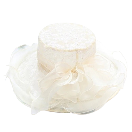 Chapeau de cérémonie pour femme - Beige - M (56 - 58cm) | La boutique du chapeau