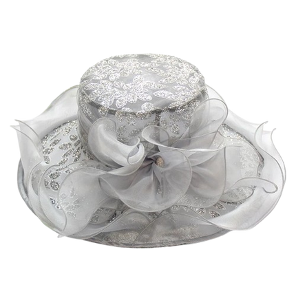 Chapeau de cérémonie pour femme - Gris - M (56 - 58cm) | La boutique du chapeau