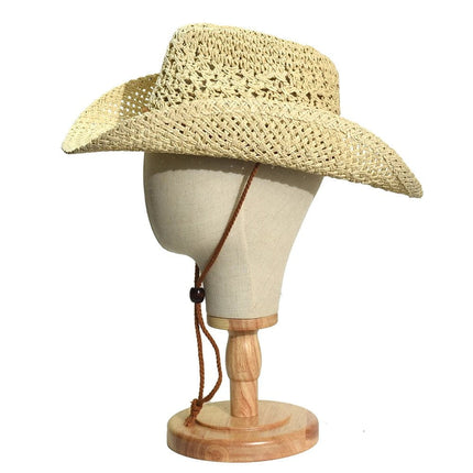 Chapeau de Cowboy en paille souple - Kaki - M (56 - 58cm) | La boutique du chapeau