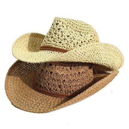 Chapeau de Cowboy en paille souple - Kaki - M (56 - 58cm) | La boutique du chapeau