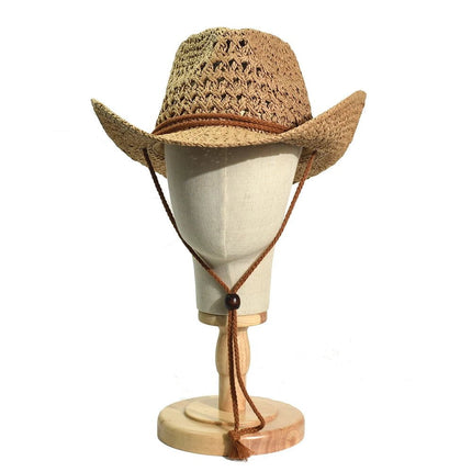 Chapeau de Cowboy en paille souple - Marron - M (56 - 58cm) | La boutique du chapeau