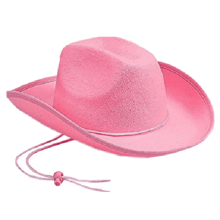 Chapeau de Cowboy femme - Rose - M (56 - 58cm) | La boutique du chapeau