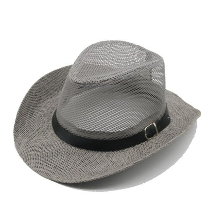 Chapeau de Cowboy paille - Gris 01 - L (58 - 59cm) | La boutique du chapeau