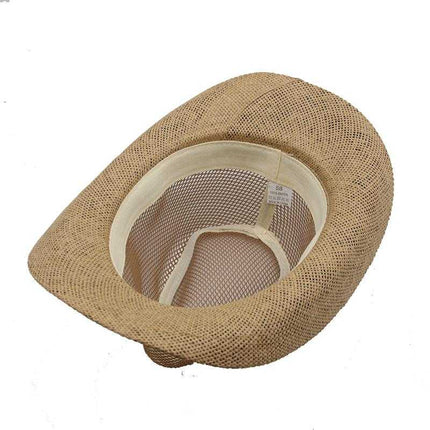 Chapeau de Cowboy paille - beige 01 - L (58 - 59cm) | La boutique du chapeau