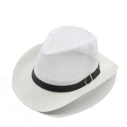 Chapeau de Cowboy paille - Blanc 01 - L (58 - 59cm) | La boutique du chapeau