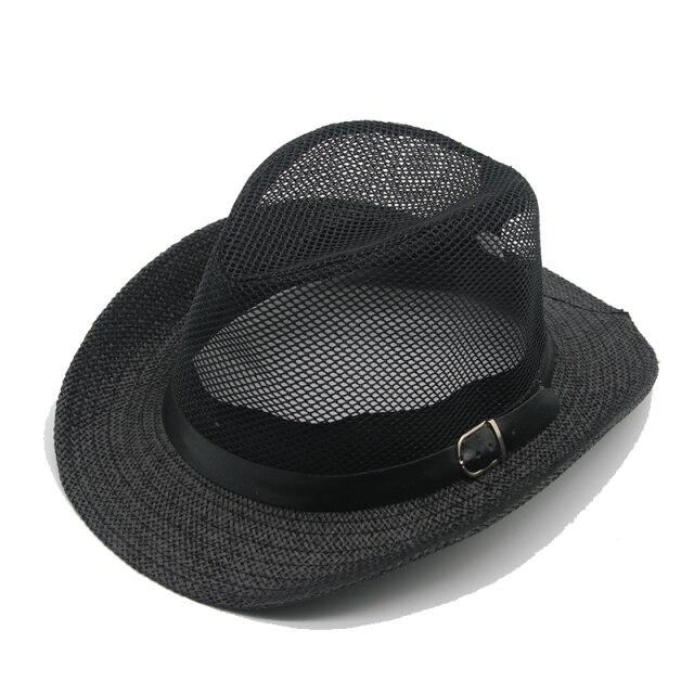 Chapeau de Cowboy paille - Noir 01 - L (58 - 59cm) | La boutique du chapeau