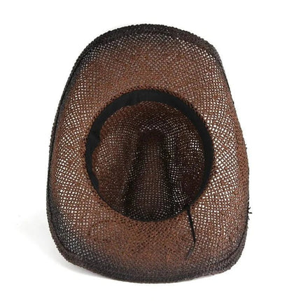 Chapeau de cowboy respirant - Marron - M (56 - 58cm) | La boutique du chapeau