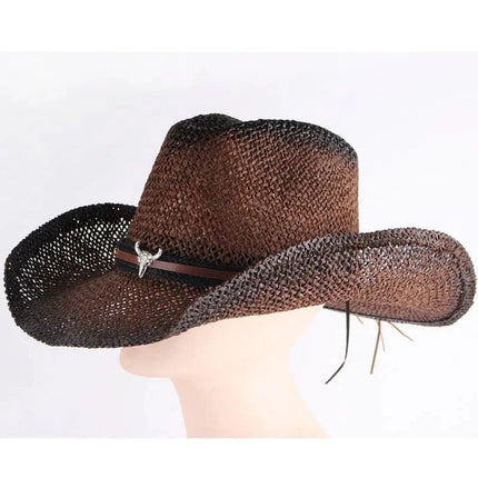 Chapeau de cowboy respirant - Marron - M (56 - 58cm) | La boutique du chapeau
