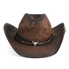 Chapeau de cowboy respirant - Marron - M (56 - 58cm) | La boutique du chapeau