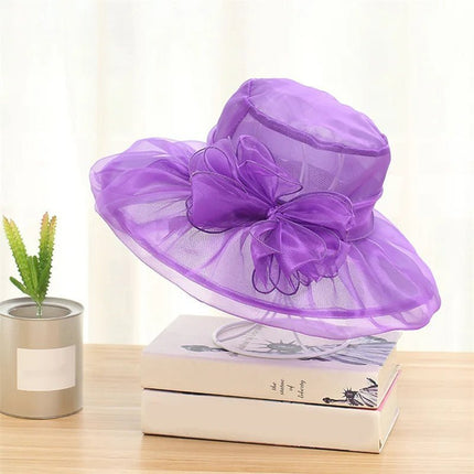 Chapeau de gala femme - Violet - M (56 - 58cm) | La boutique du chapeau