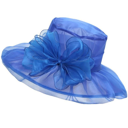 Chapeau de gala femme - Bleu - M (56 - 58cm) | La boutique du chapeau