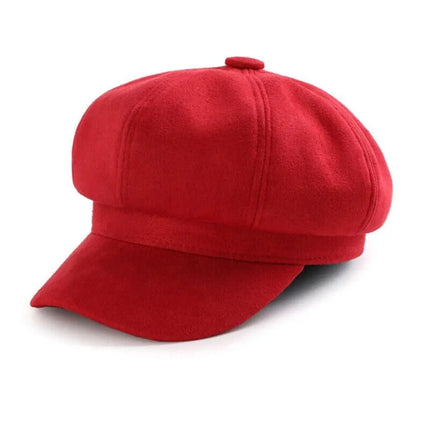 Chapeau de gavroche - Rouge - M (56 - 58cm) | La boutique du chapeau