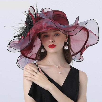 Chapeau de Mariage - turquoise - M (56 - 58cm) | La boutique du chapeau