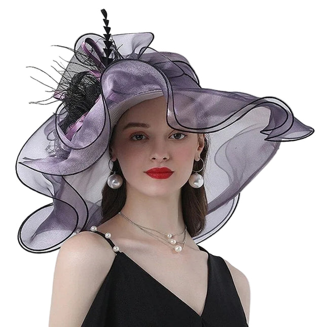 Chapeau de Mariage - Violet - M (56 - 58cm) | La boutique du chapeau