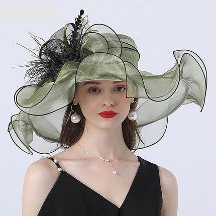Chapeau de Mariage - turquoise - M (56 - 58cm) | La boutique du chapeau
