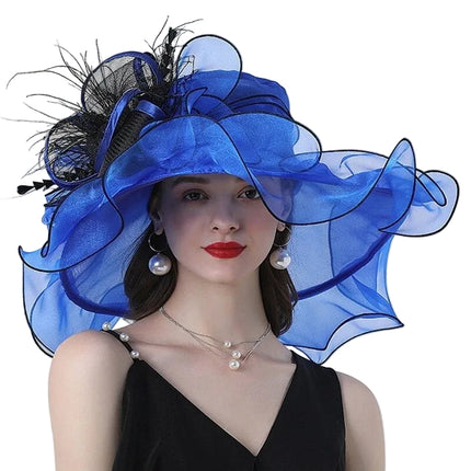 Chapeau de Mariage - Bleu - M (56 - 58cm) | La boutique du chapeau