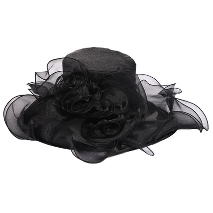 Chapeau femme cérémonie - Noir - M (56 - 58cm) | La boutique du chapeau