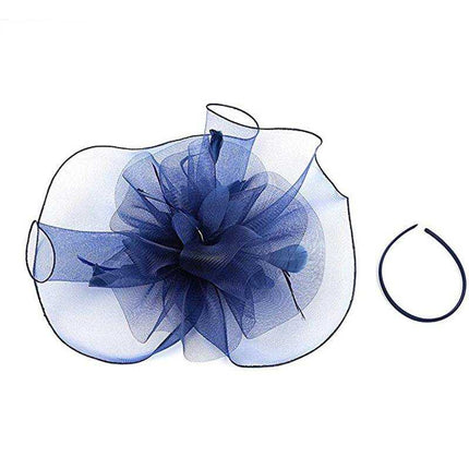 Chapeau de mariage haute qualité - Bleu - | La boutique du chapeau