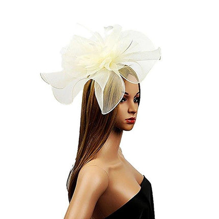 Chapeau de mariage haute qualité - Bleu - | La boutique du chapeau