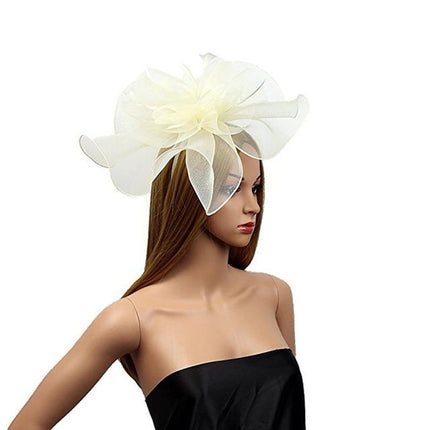 Chapeau de mariage haute qualité - Beige - | La boutique du chapeau