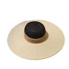 Chapeau de paille à grand bord - Beige - M (56 - 58cm) | La boutique du chapeau