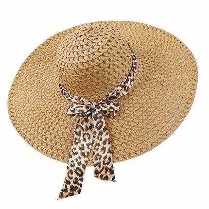 Chapeau de paille ajouré femme - Kaki - M (56 - 58cm) | La boutique du chapeau