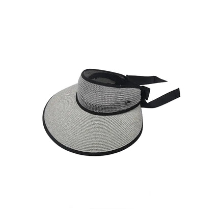 Chapeau de paille d'été pour femmes - Bleu ciel - Ajustable (du 54 au 59) | La boutique du chapeau