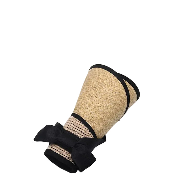 Chapeau de paille d'été pour femmes - Beige - Ajustable (du 54 au 59) | La boutique du chapeau