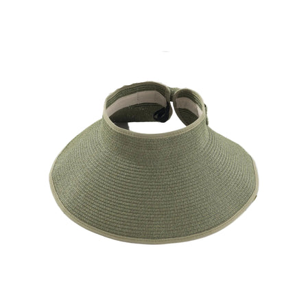Chapeau de paille été - Vert - Ajustable (du 54 au 59) | La boutique du chapeau