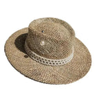 Chapeau de paille Fedora - Beige - M (56 - 58cm) | La boutique du chapeau