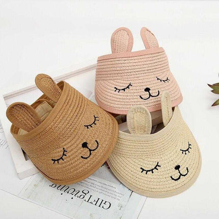 Chapeau de paille pour enfants - Beige - XS (52 - 53cm) | La boutique du chapeau