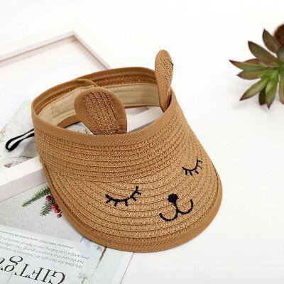 Chapeau de paille pour enfants - Khaki - XS (52 - 53cm) | La boutique du chapeau