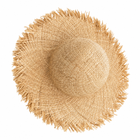 Chapeau de paille raphia - Beige - M (56 - 58cm) | La boutique du chapeau