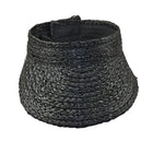 Chapeau de Paille Respirant - Noir - Ajustable (du 54 au 59) | La boutique du chapeau