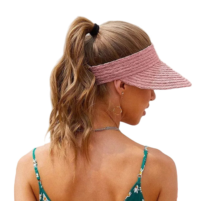 Chapeau de Paille Respirant - Noir - Ajustable (du 54 au 59) | La boutique du chapeau