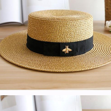 Chapeau de paille rétro - M (56 - 58cm) - | La boutique du chapeau