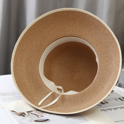 Chapeau de paille rétro français - Crème - M (56 - 58cm) | La boutique du chapeau