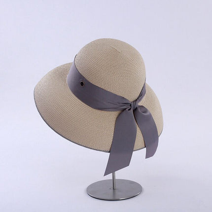 Chapeau de paille rétro français - Beige - M (56 - 58cm) | La boutique du chapeau