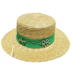 Beige / vert / M (56-58cm)