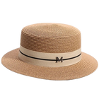 Chapeau de paille tissé - Khaki - M (56 - 58cm) | La boutique du chapeau