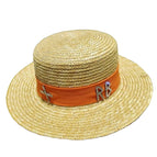 Beige / orange / M (56-58cm)