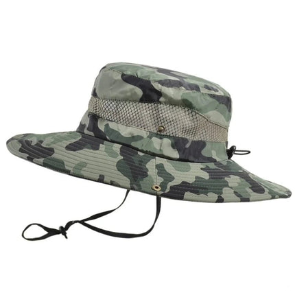 Chapeau de pêche camouflage - Vert - L (58 - 59cm) | La boutique du chapeau