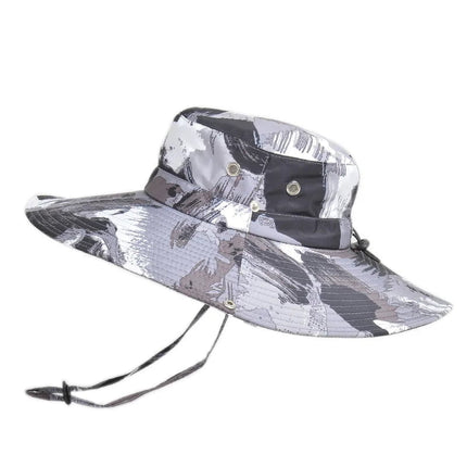 Chapeau de pêche en coton - Gris - M (56 - 58cm) | La boutique du chapeau