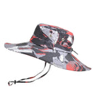 Chapeau de pêche en coton - Rouge - M (56 - 58cm) | La boutique du chapeau