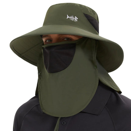 Chapeau de pêche femme imperméable - Vert - Ajustable (du 54 au 59) | La boutique du chapeau
