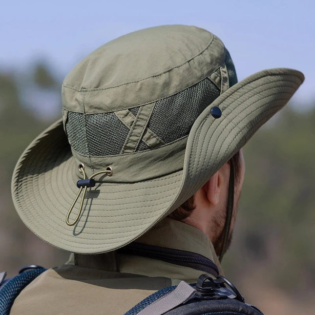 Chapeau de pêche homme - Vert - M (56 - 58cm) | La boutique du chapeau