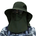 Chapeau de pêche homme protection solaire - Vert - Ajustable (du 54 au 59) | La boutique du chapeau