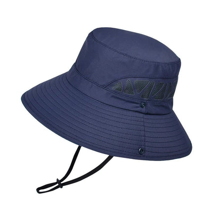 Chapeau de pêche imperméable - Bleu marine - M (56 - 58cm) | La boutique du chapeau